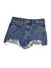 GRLFRND 100% Cotton Blue Denim Shorts Size 27 waist - photo 1