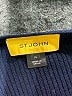 St. John Blue Wool Cardigan Size XL - photo 7