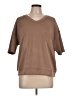 Yogalicious Brown Short Sleeve Top Size L - photo 1