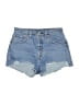 Levi's 100% Cotton Blue Denim Shorts Size 28 waist - photo 1