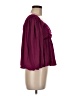 Glam 100% Polyester Burgundy 3/4 Sleeve Blouse Size M - photo 4