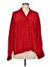 Ann Taylor 100% Silk Red Long Sleeve Silk Top Size M - photo 1