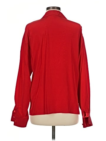 Ann Taylor Long Sleeve Silk Top (view 2)