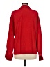 Ann Taylor 100% Silk Red Long Sleeve Silk Top Size M - photo 2