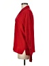 Ann Taylor 100% Silk Red Long Sleeve Silk Top Size M - photo 5