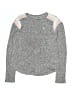 Abercrombie Kids Color Block Gray Pullover Sweater Size 11 - 12 - photo 1
