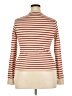 J.Crew 100% Merino Stripes Red Turtleneck Sweater Size XXL - photo 2