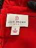 Julie Brown 100% Polyester Red Sleeveless Blouse Size 8 - photo 4