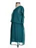 Lush Solid Teal Casual Dress Size S - photo 5