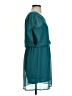 Lush Solid Teal Casual Dress Size S - photo 4