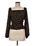 Sienna Sky Black Long Sleeve Blouse Size M - photo 1