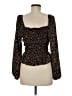 Sienna Sky Black Long Sleeve Blouse Size M - photo 2