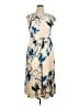 Calvin Klein Print Tan Casual Dress Size 14 - photo 1