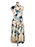 Calvin Klein Print Tan Casual Dress Size 14 - photo 2