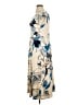 Calvin Klein Print Tan Casual Dress Size 14 - photo 5