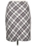Express Argyle White Casual Skirt Size 6 - photo 1