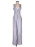 No Comment Stripes Blue Jumpsuit Size M - photo 1