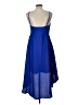 Fab'rik 100% Polyester Solid Blue Cocktail Dress Size L - photo 2