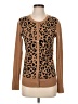 Merona Animal Print Brown Cardigan Size XS - photo 1
