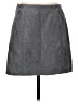 Blank NYC 100% Leather Solid Gray Leather Skirt Size 27 waist - photo 1
