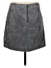 Blank NYC 100% Leather Solid Gray Leather Skirt Size 27 waist - photo 2