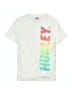 Hurley Color Block White Short Sleeve Henley Size 10 - 12 - photo 1