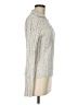 Miss Me Metallic Silver Pullover Sweater Size M - photo 4