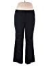 Worthington Solid Black Dress Pants Size 18W - photo 1