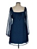 3rd + Malt 100% Polyester Stars Blue Cocktail Dress Size L - photo 1