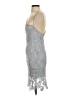 INA 100% Polyester Blue Cocktail Dress Size S - photo 5