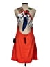 Lulus 100% Polyester Color Block Orange Casual Dress Size L - photo 2