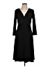 BCBG Paris Solid Black Casual Dress Size L - photo 1