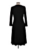 BCBG Paris Solid Black Casual Dress Size L - photo 2