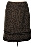 Etcetera Animal Print Brown Casual Skirt Size 10 - photo 1
