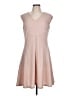Roz & Ali Solid Tan Casual Dress Size 12 - photo 1