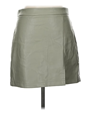 Shinestar Faux Leather Skirt (view 1)