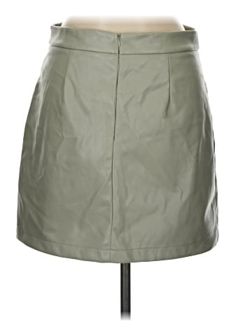 Shinestar Faux Leather Skirt (view 2)