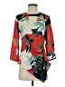 Zara Basic Red 3/4 Sleeve Blouse Size XS - photo 1