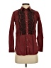 J.Crew 100% Cotton Tweed Red Long Sleeve Blouse Size 0 (petite) - photo 1