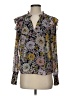 Philosophy 100% Polyester Floral Purple Long Sleeve Blouse Size S (petite) - photo 1