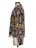Philosophy 100% Polyester Floral Purple Long Sleeve Blouse Size S (petite) - photo 5
