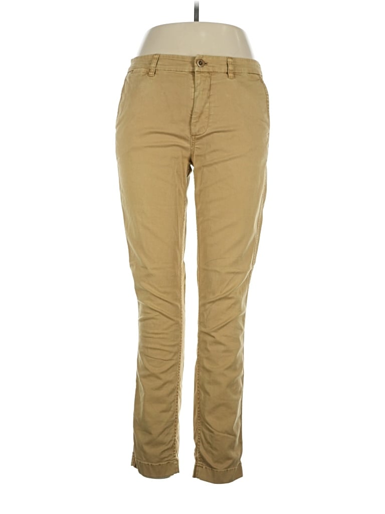 Pre-owned Jcrew Khaki Pant In Tan