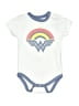 Junk Food 100% Polyester Graphic White Short Sleeve Onesie 3-6 MO / 6 MO - photo 1