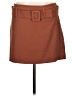 Express Solid Brown Casual Skirt Size M - photo 1