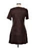 Lovemarks Solid Brown Casual Dress Size M (estimated) - photo 2