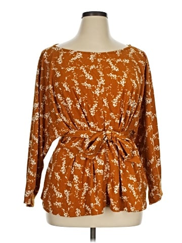 By Anthropologie Long Sleeve Blouse (view 1)