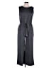 Anrabess Solid Gray Jumpsuit Size L - photo 1