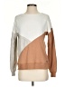 BKE Color Block Tan Sweatshirt Size XS - photo 1