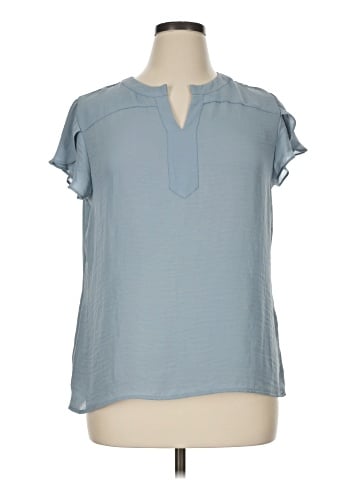 Liz Claiborne Short Sleeve Blouse (view 1)