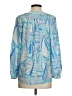 Lilly Pulitzer Blue 3/4 Sleeve Blouse Size S - photo 2
